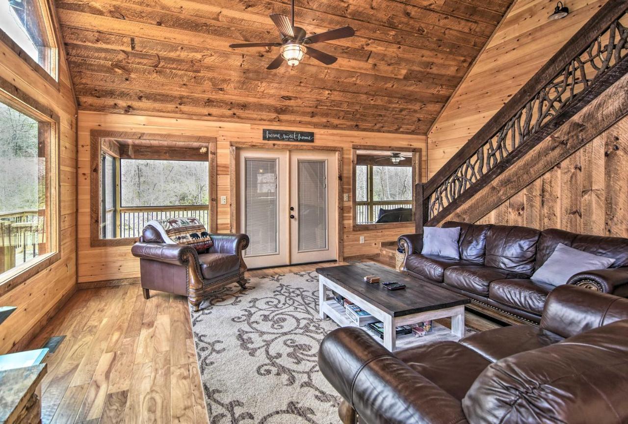 Modern Murphy Cabin With Nottely River Views! Extérieur photo