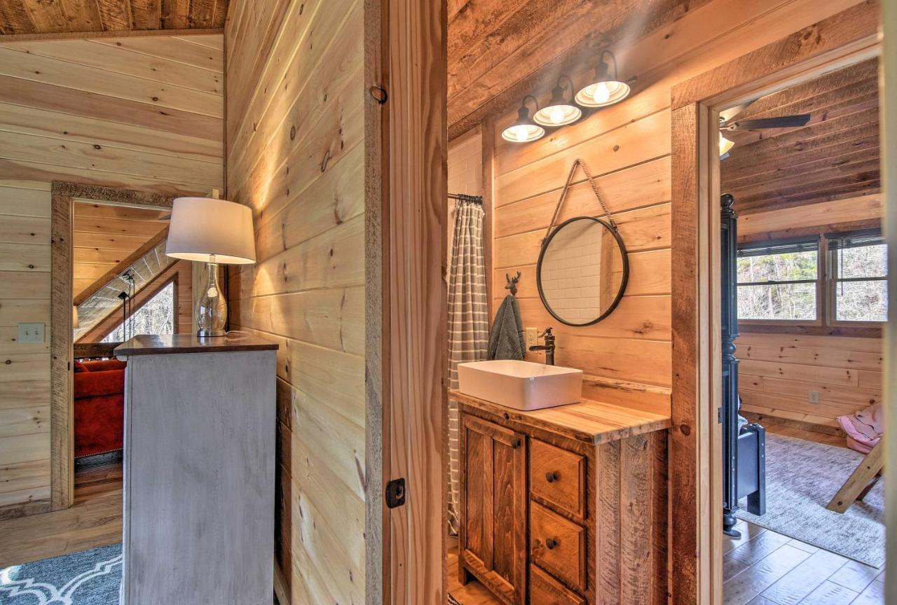 Modern Murphy Cabin With Nottely River Views! Extérieur photo