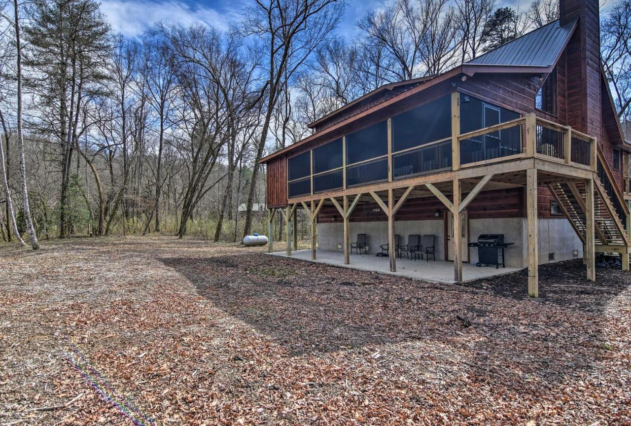 Modern Murphy Cabin With Nottely River Views! Extérieur photo