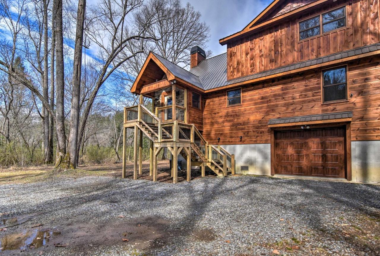 Modern Murphy Cabin With Nottely River Views! Extérieur photo